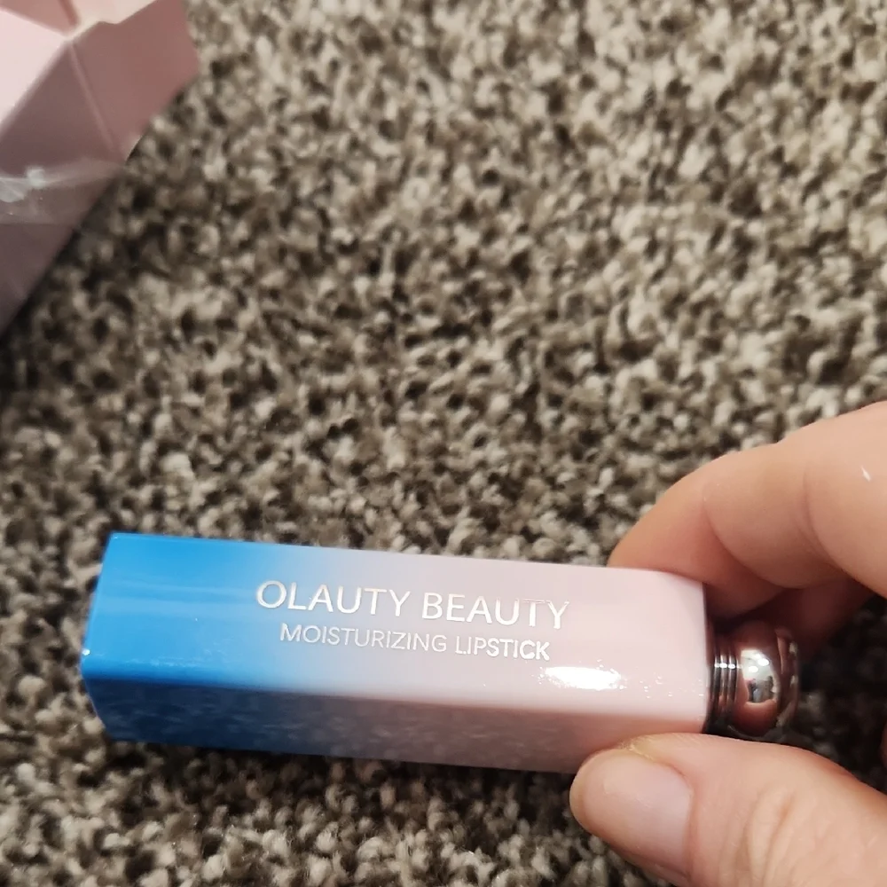 Gradient Blue and Pink Lip Balm by
